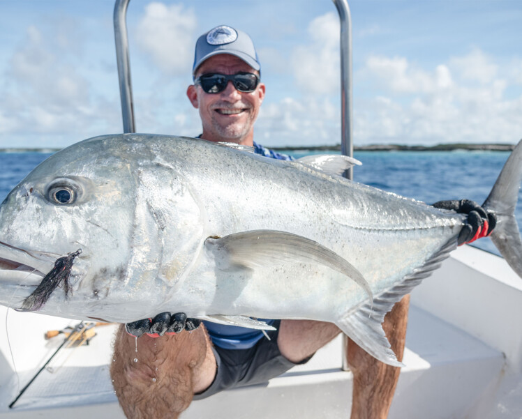 Seychelles Astove Atoll Fly Fishing giant Giant trevally