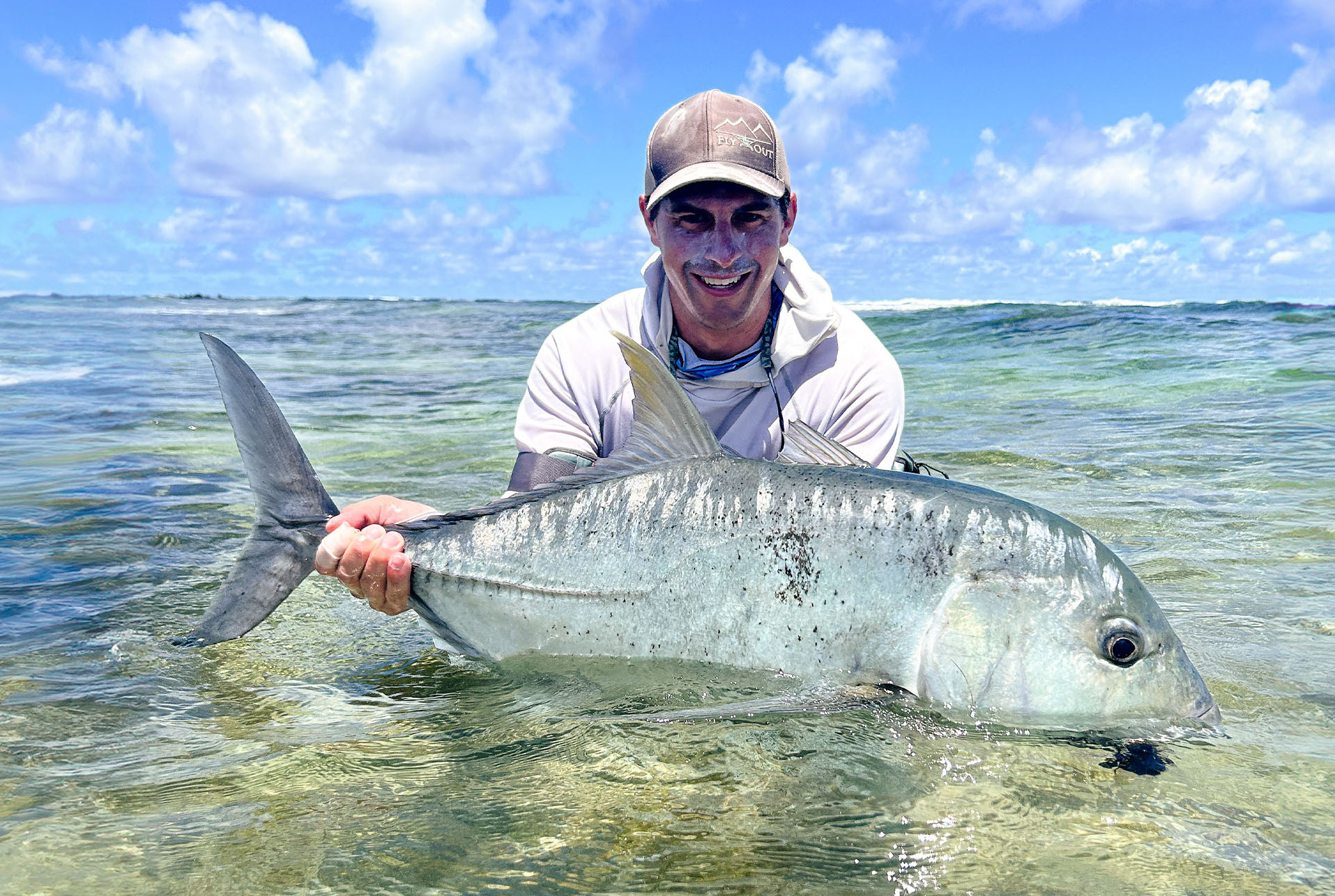 Alphonse Island Seychelles Giant trevally fly fishing