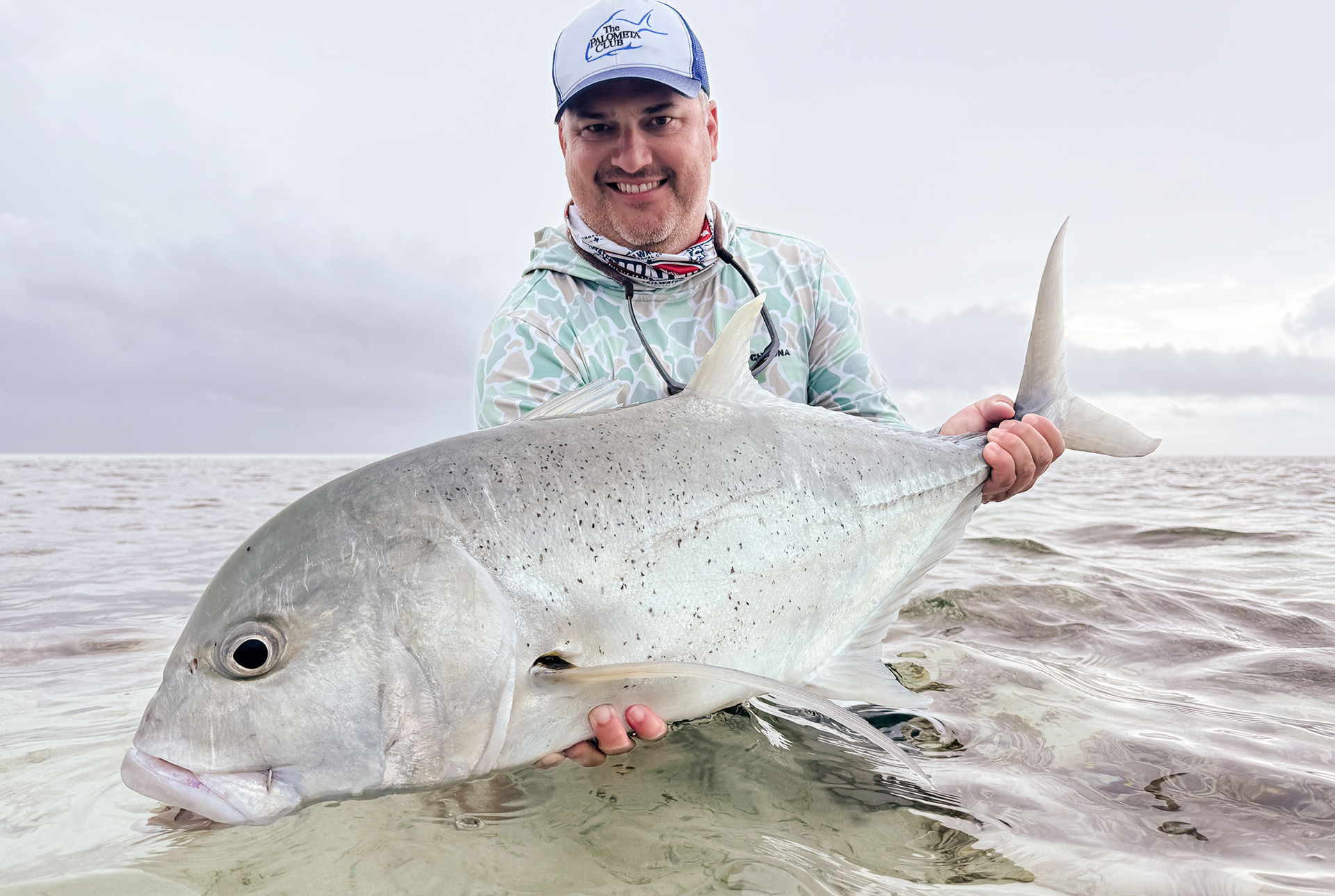 Seychelles Cosmoledo Atoll Giant trevally fly fishing