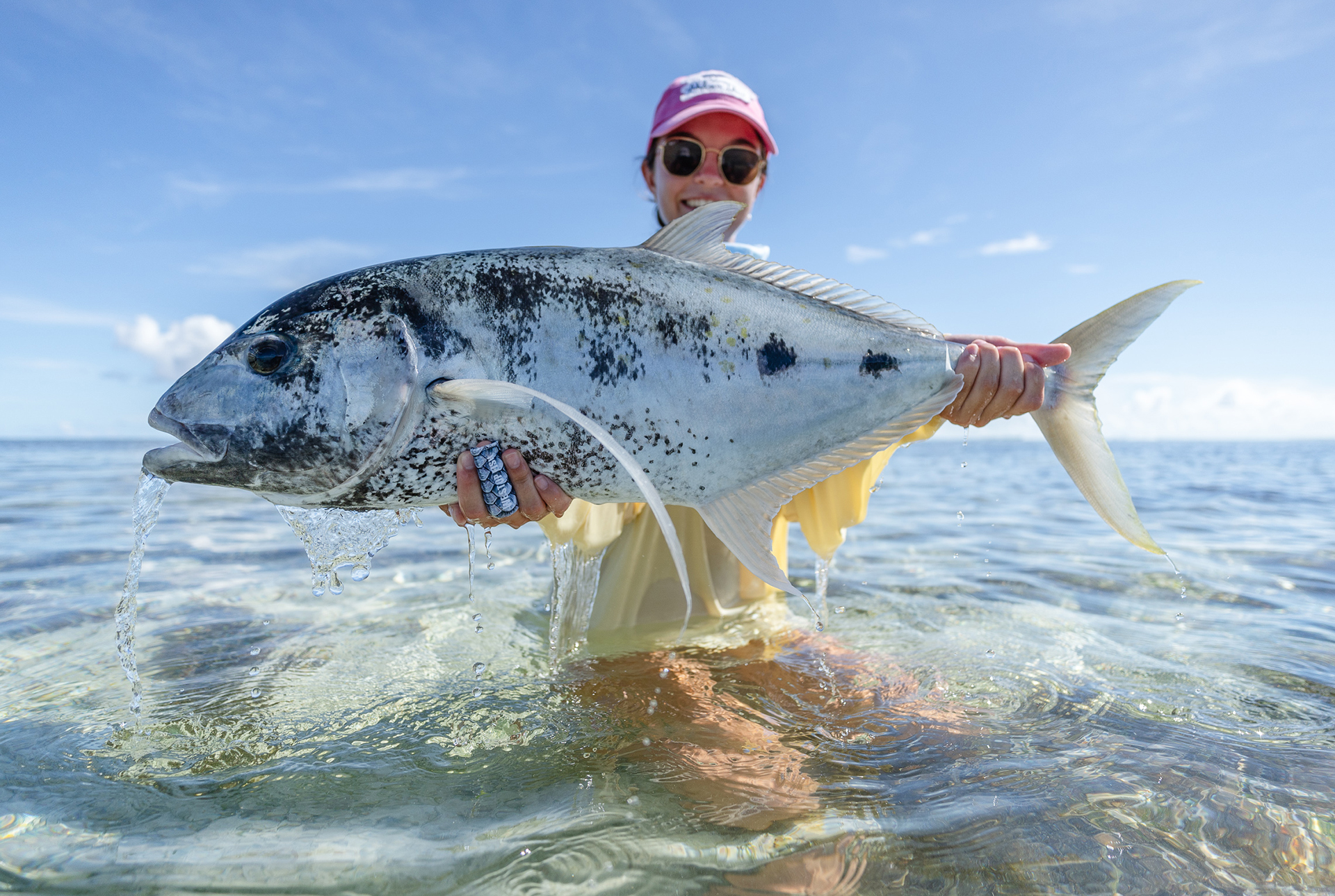 Seychelles Alphonse Island Giant trevally fly fishing