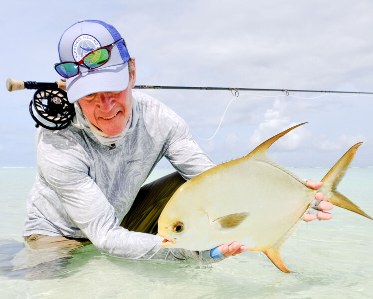 Seychelles Alphonse Island permit fly fishing