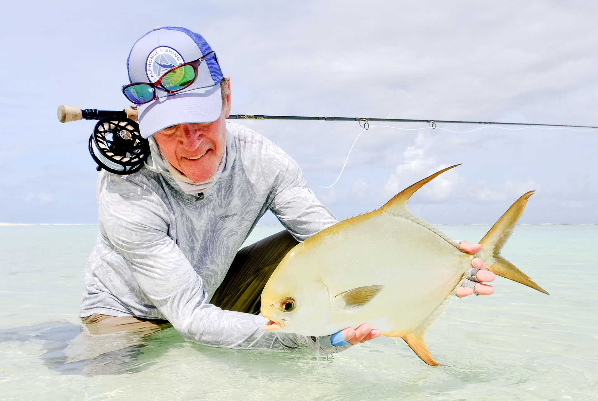 Seychelles Alphonse Island permit fly fishing