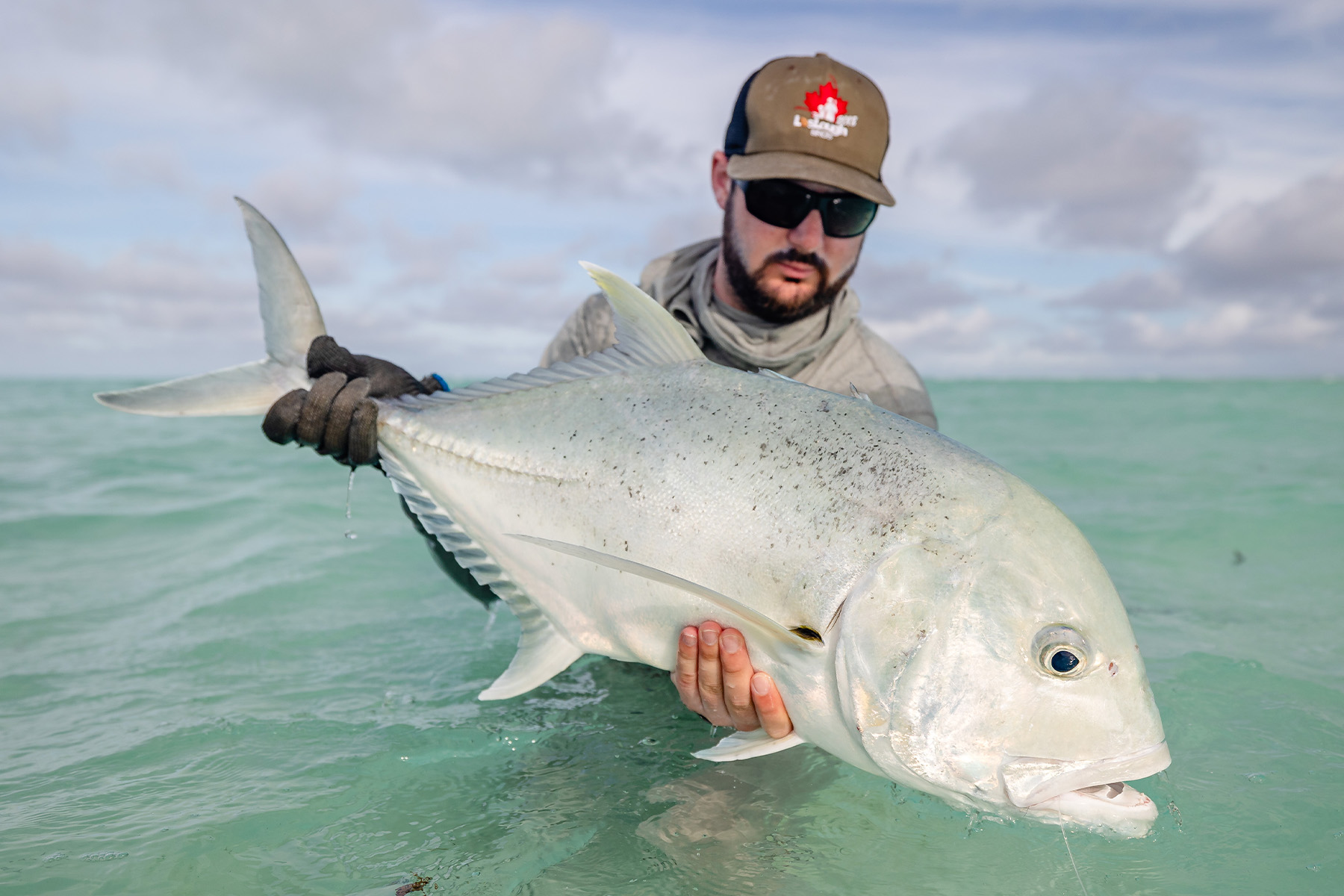 Seychelles Alphonse Island Giant Trevally fly fishing