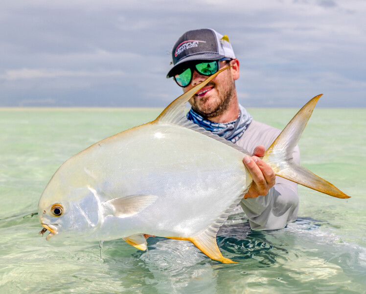 Seychelles Alphonse Island permit fly fishing