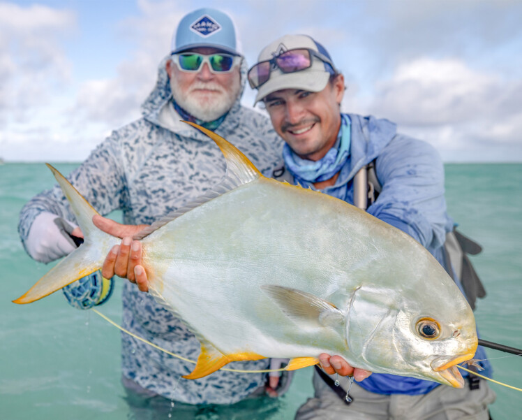 Seychelles Alphonse Island permit fly fishing