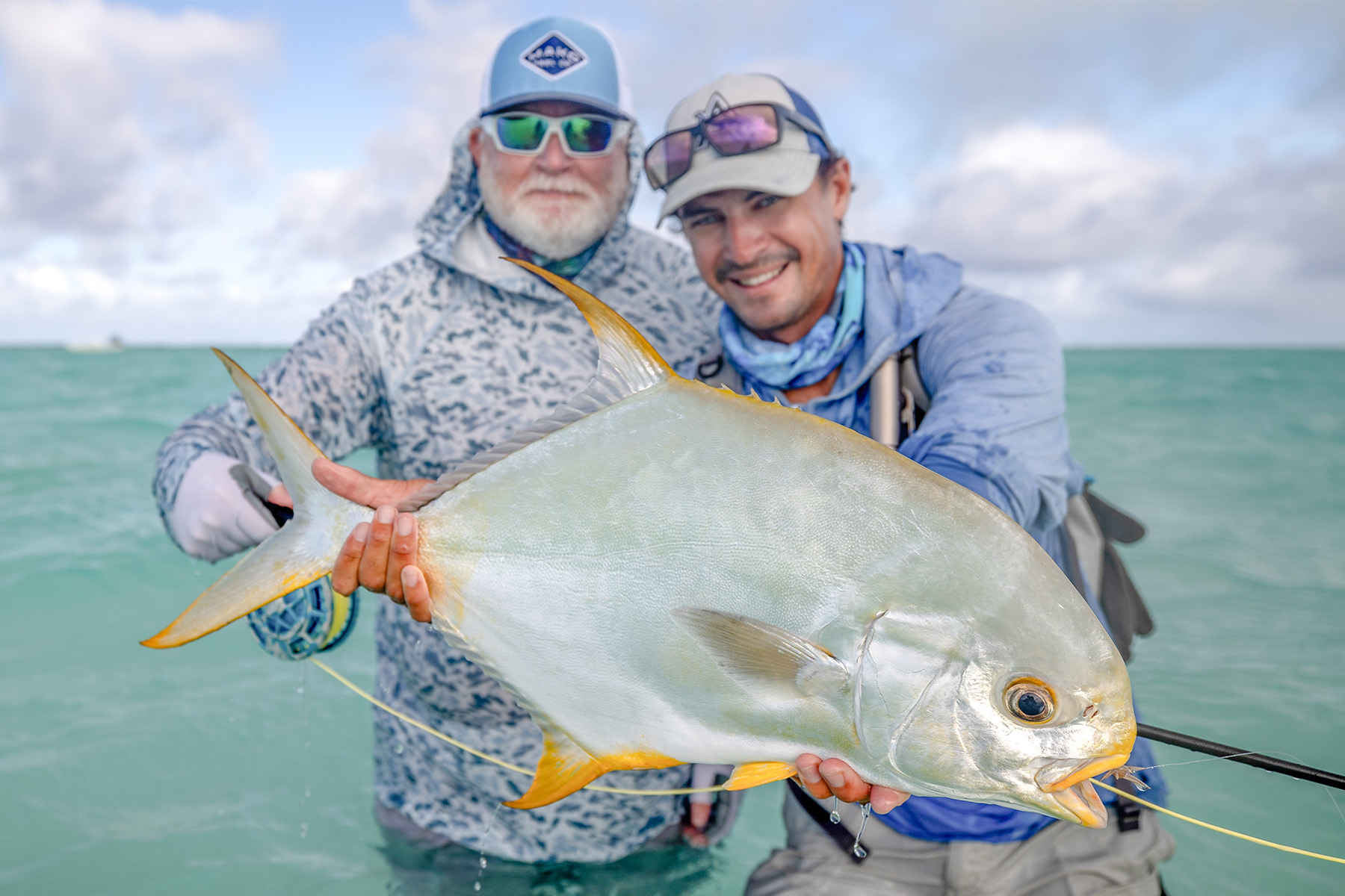 Seychelles Alphonse Island permit fly fishing